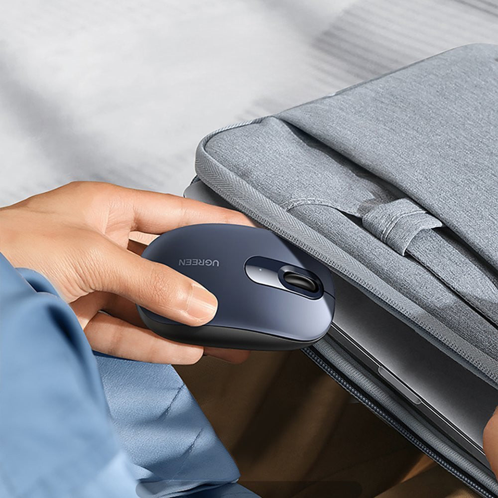 UGREEN MU105 Wireless Mouse, 2400DPI, Navy Blue