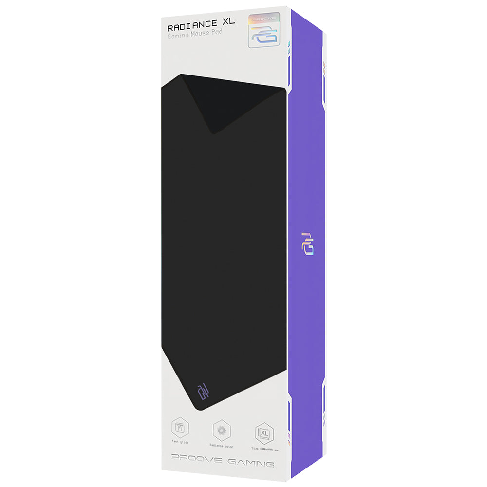 MousePad Proove Radiance, 600mm x 400mm x 3mm, Svart MPRD00300001