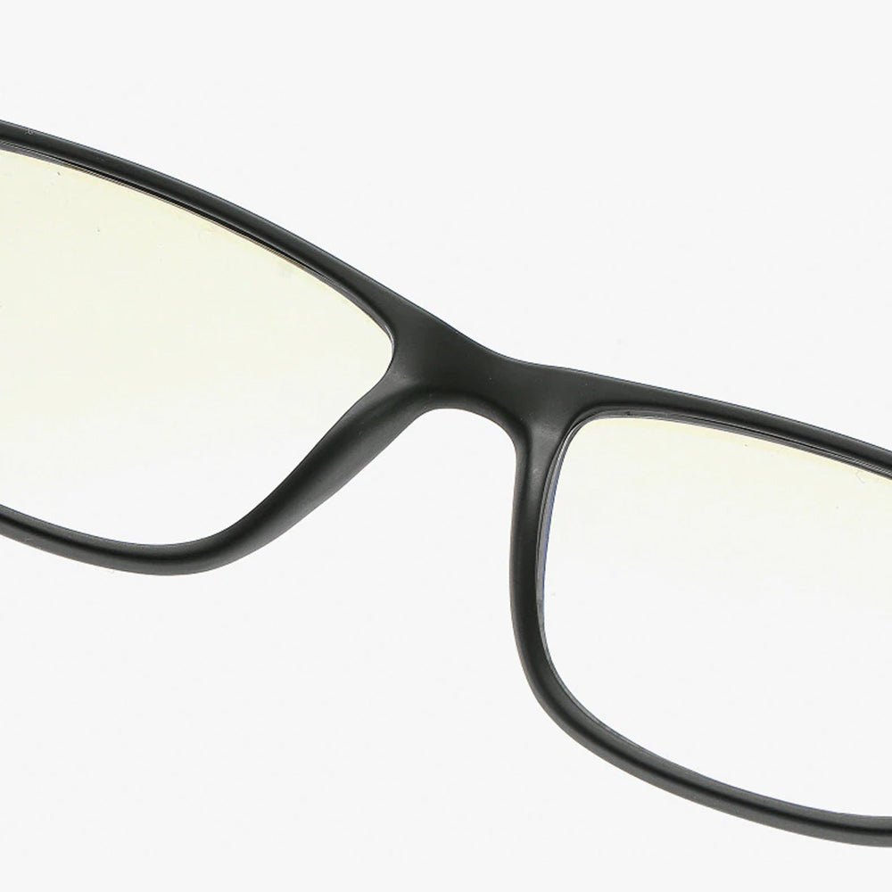 Techsuit F2388 Datorglasögon för Herr, Anti-Blått Ljus, Svart Grå