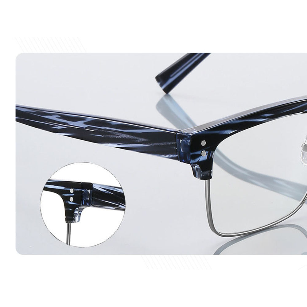 Damskrivbordsglasögon Techsuit 2205, Anti-blått ljus, Svart och Guld