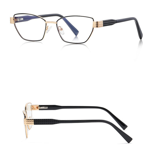 Datorglasögon Dam Techsuit 3162, Anti-Blått Ljus, Svarta