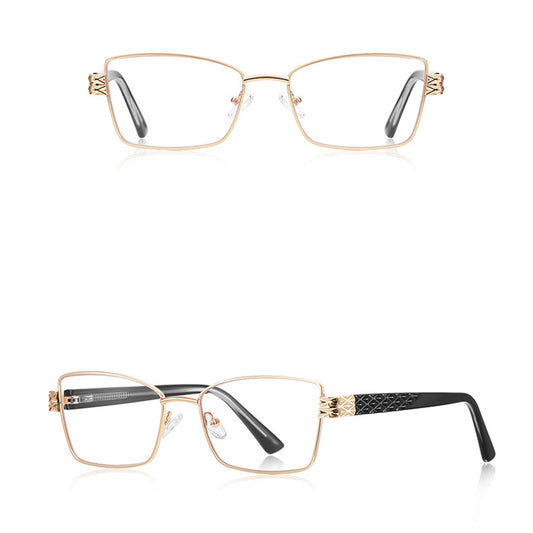 Datorglasögon Dam Techsuit 3171, Anti-Blått Ljus, Svart Guld