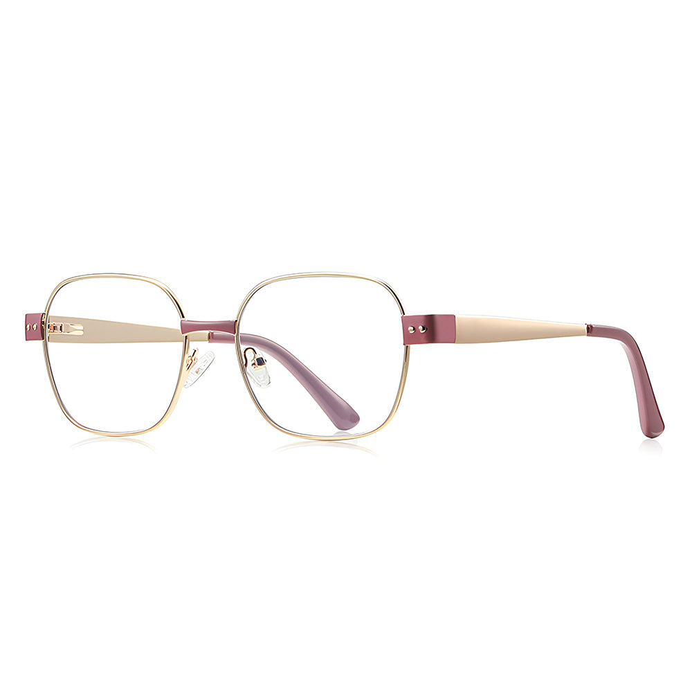 Dams datorglasögon Techsuit 3172, Anti-blått ljus, Rosa Guld