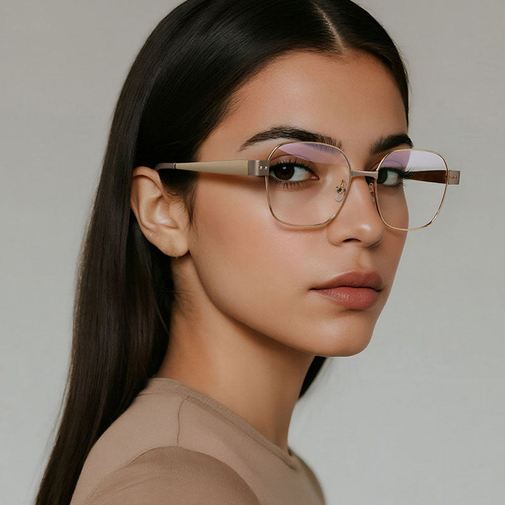 Dams datorglasögon Techsuit 3172, Anti-blått ljus, Rosa Guld