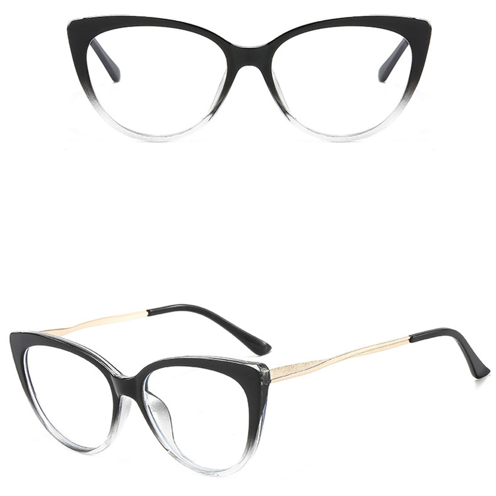 Dams datorglas Techsuit F5018-C7, Anti-blått ljus, Svart transparent