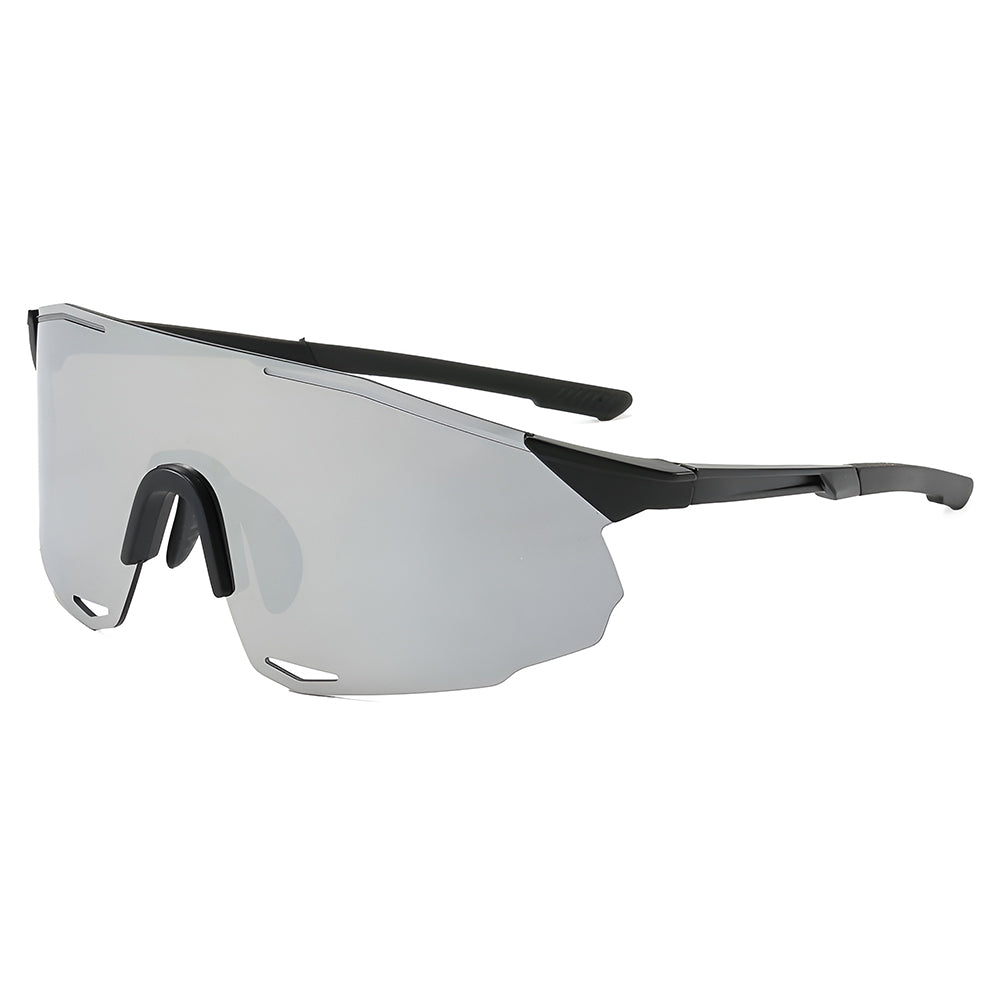 Unisex Cykelglasögon Techsuit 8853, Svart Silver
