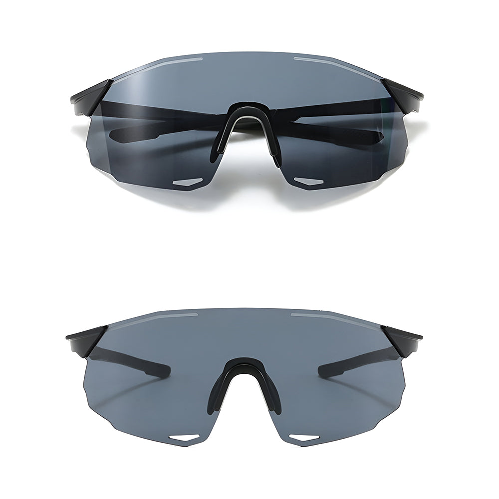 Unisex Cykelglasögon Techsuit 8853, Svart Silver