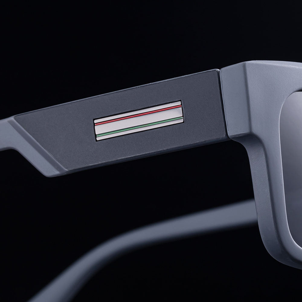 Men's Techsuit 8491 Sunglasses, Polarized, UV Protection, Matte Black Gray