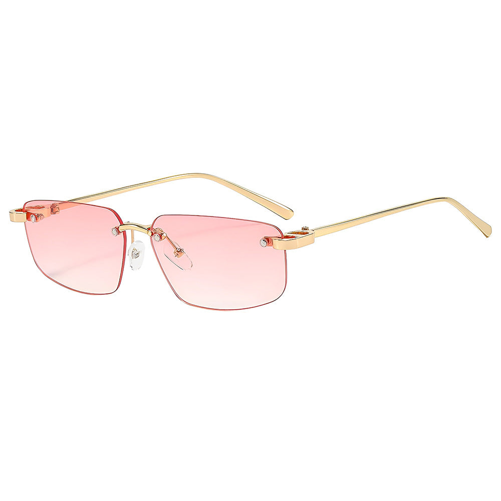 Unisex solglasögon Techsuit S098, Guld Rosa