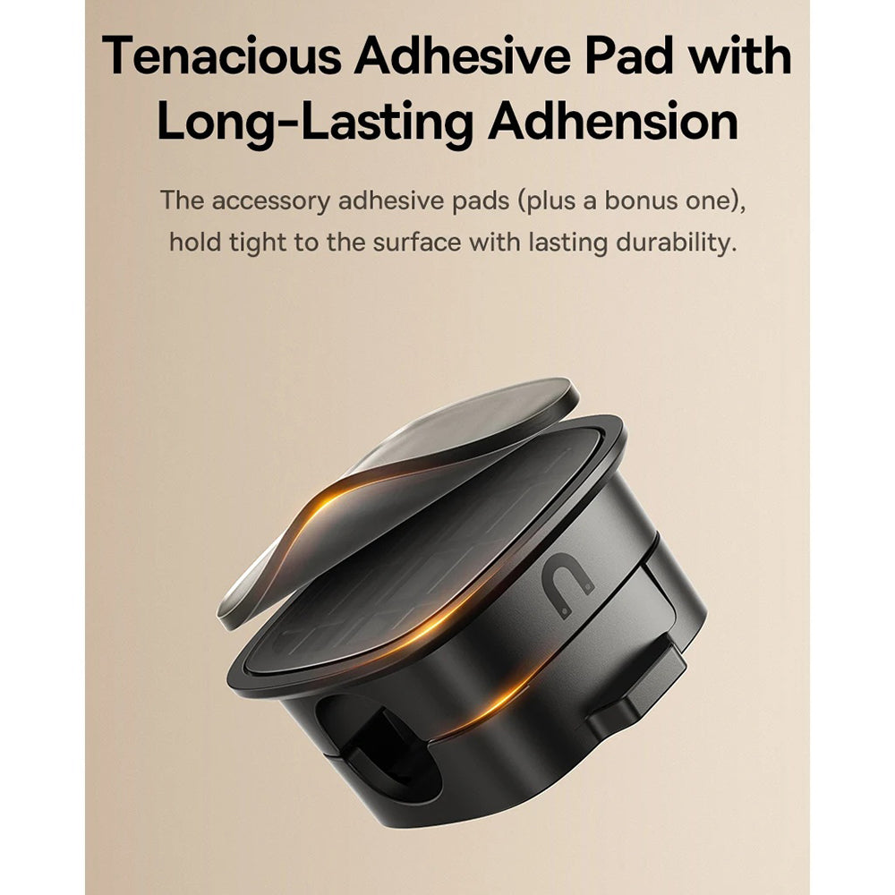 Baseus Lite Magnetic Kabelorganisatör, Set med 3 Stycken, Svart B01331106111-00