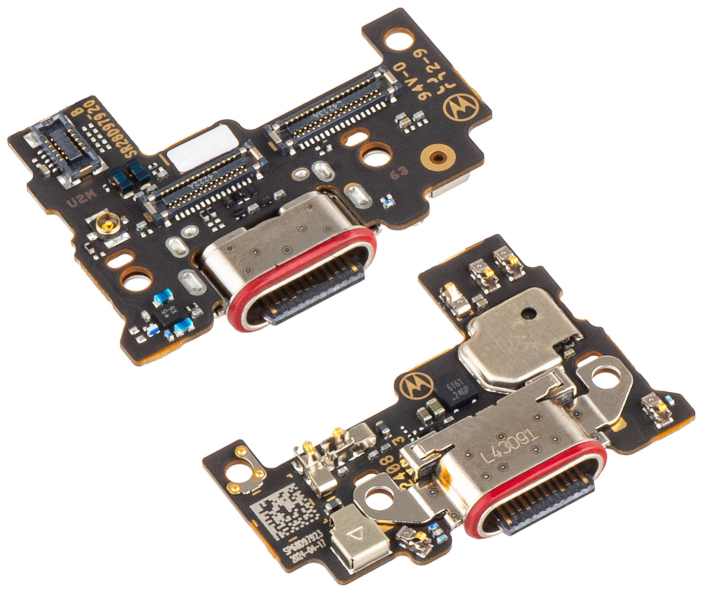 Motorola Edge 50 Ultra Microphone Laddningsanslutningskort, Service Pack 5P68C24477