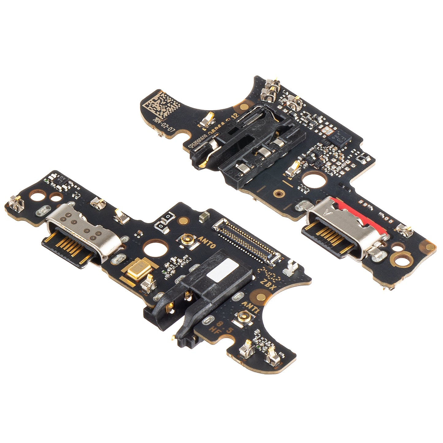 Kretskort med laddningskontakt - Audio - Mikrofon Motorola Moto G54 Power Edition / G54, Service Pack 5P68C23312