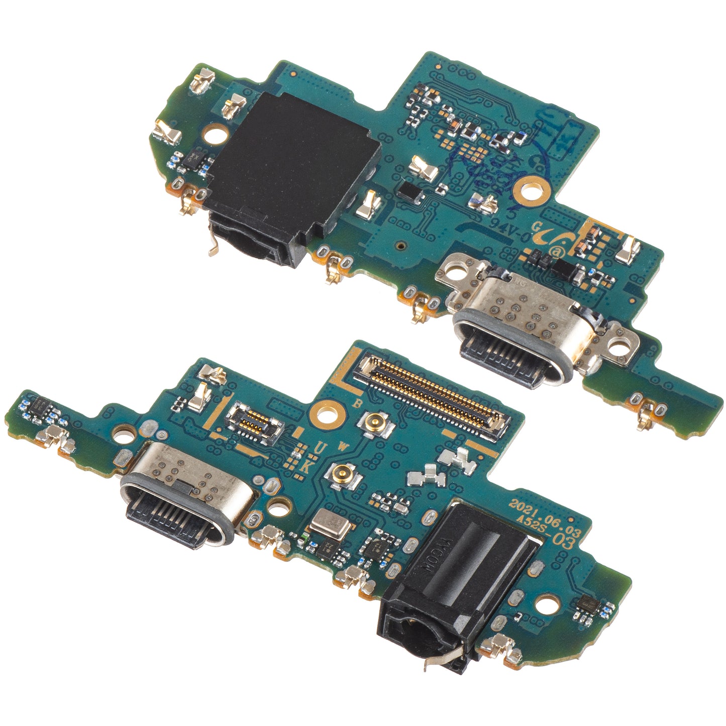 Laddningskontaktkort - Ljud - Mikrofon Samsung Galaxy A52s 5G A528, Version K2