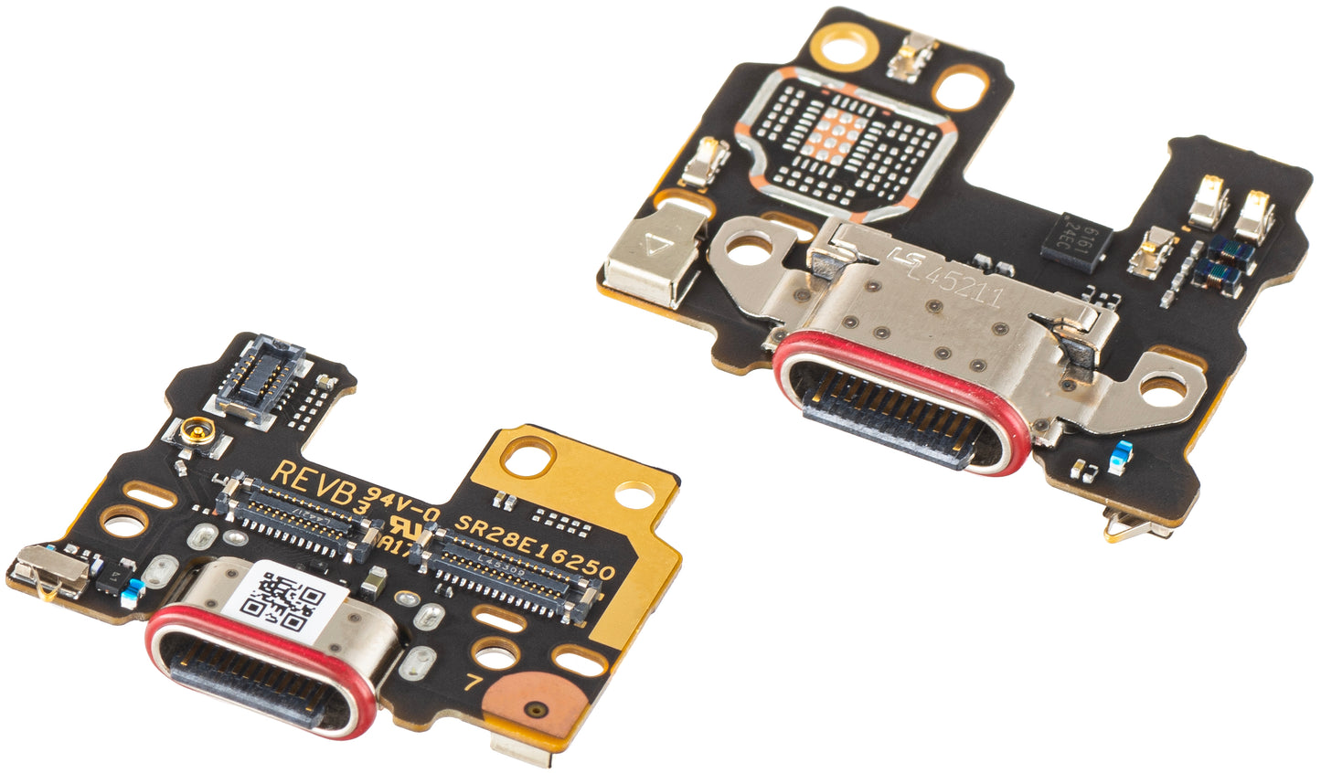 Laddningskontakt Kort - Mikrofon Motorola Edge 50, Service Pack 5P68C24920