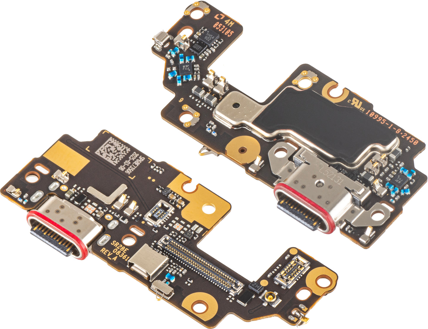 Laddningskort med anslutning - Mikrofon Motorola Razr 60, Service Pack 5B28C30077