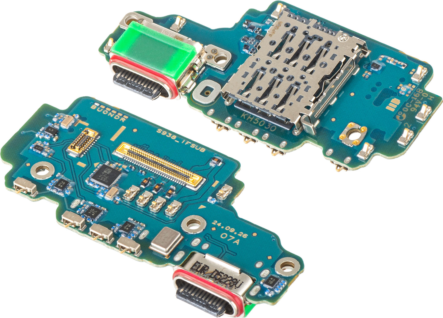 Laddningskontakt Kort - Mikrofon - SIM-kortläsarmodul Samsung Galaxy S25 Ultra S938, Swap GH96-18321A