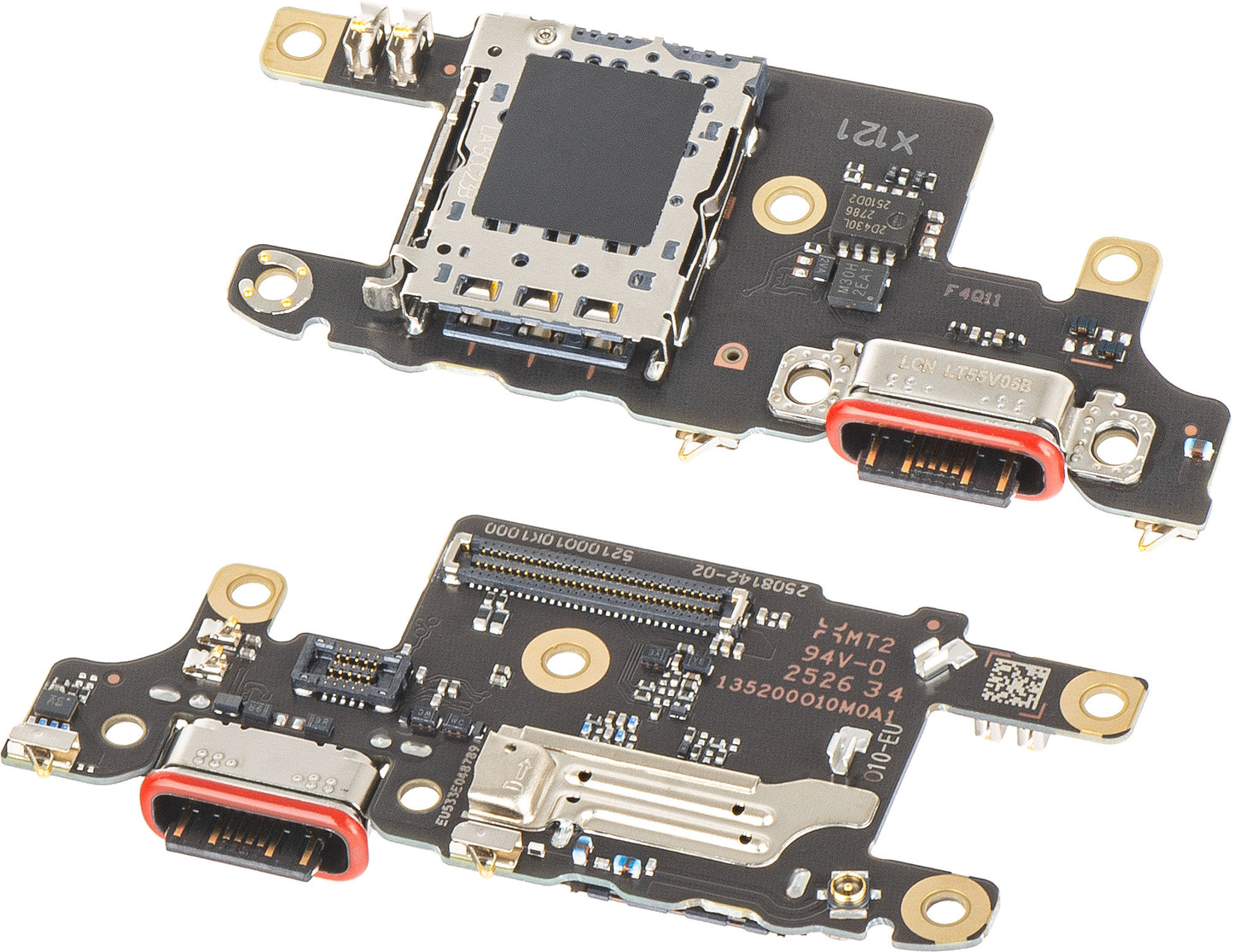 Kretskort med laddningskontakt - Mikrofon - SIM-kortläsarmodul Xiaomi Redmi Turbo 4 / Poco X7 Pro, Service Pack 56000400O1000