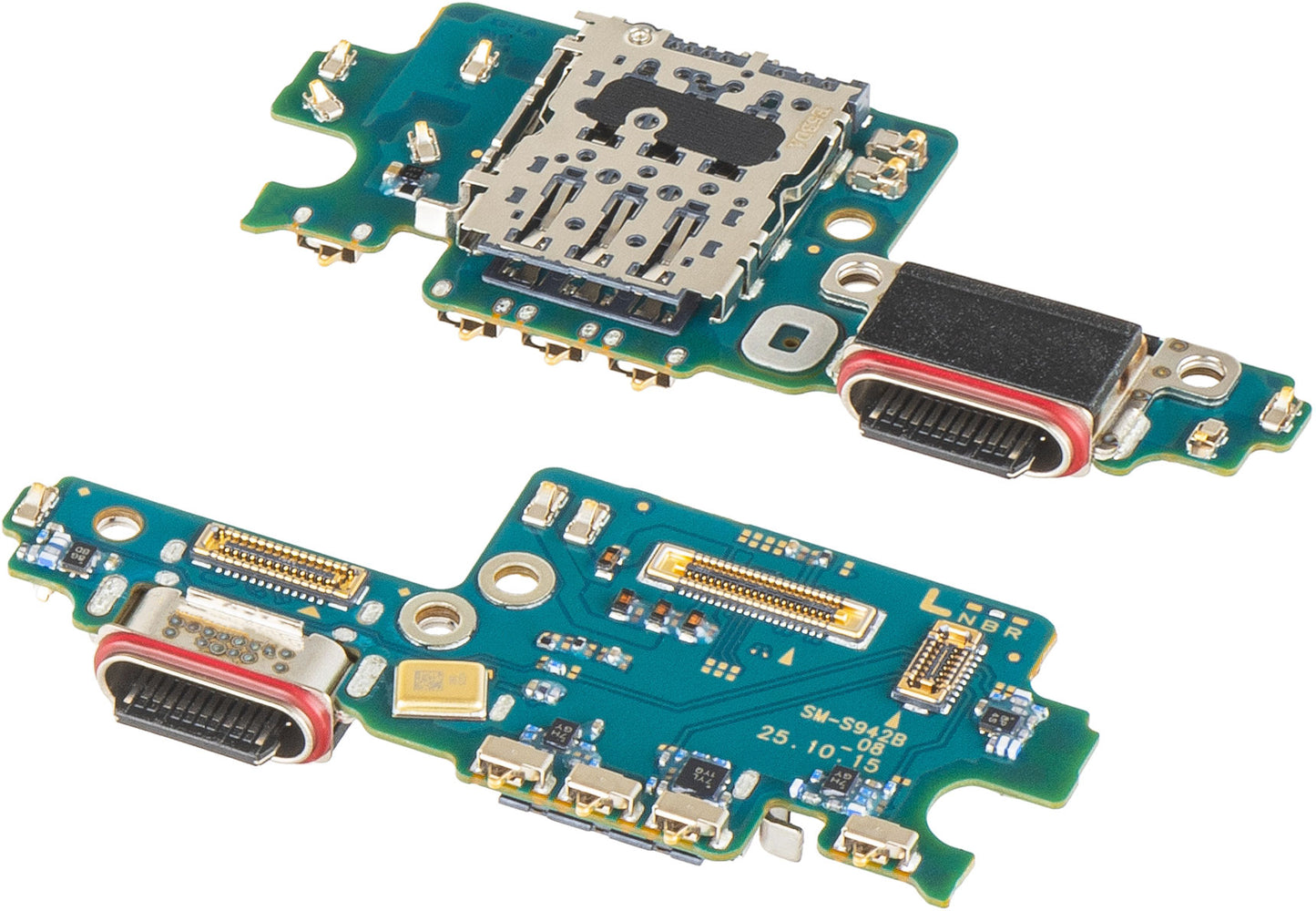 Kretskort med laddningskontakt - Mikrofon - SIM-kortläsarmodul Samsung Galaxy S26 S942, Service Pack GH96-20820A