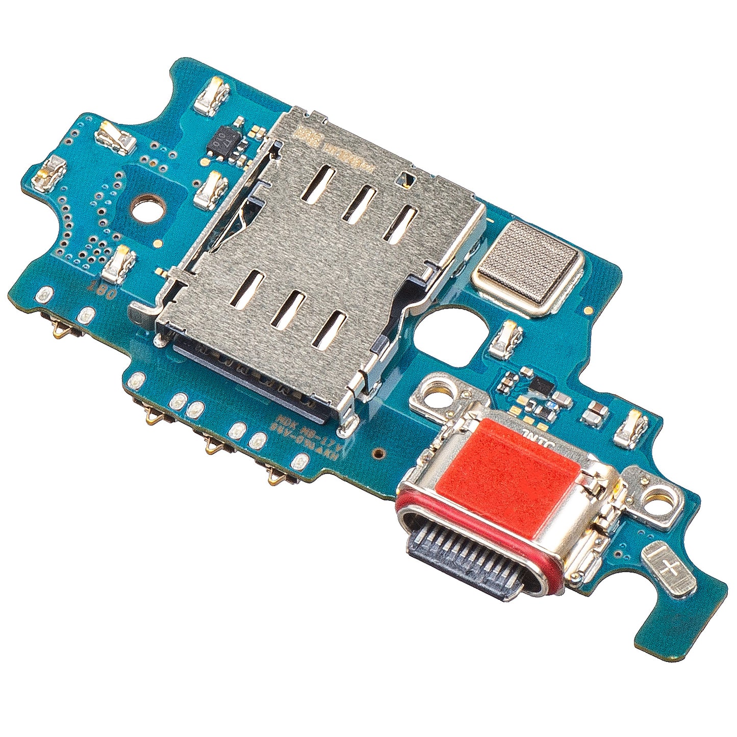 Kretskort med laddningskontakt - Mikrofon - SIM-kortläsarmodul Samsung Galaxy S21+ 5G G996, Service Pack GH96-13993A