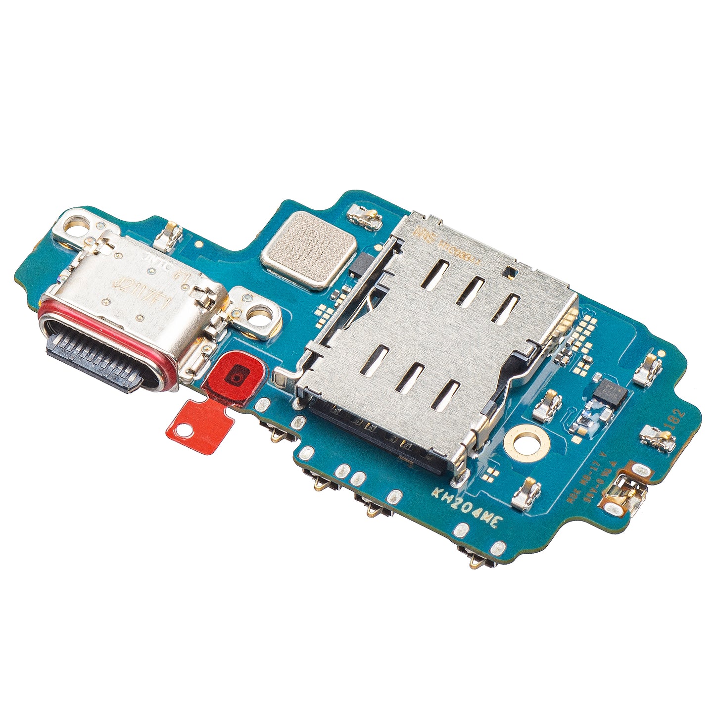 Kort med laddningsanslutning - Mikrofon - SIM-läsarmodul Samsung Galaxy S22 Ultra 5G S908, Service Pack GH96-14802A