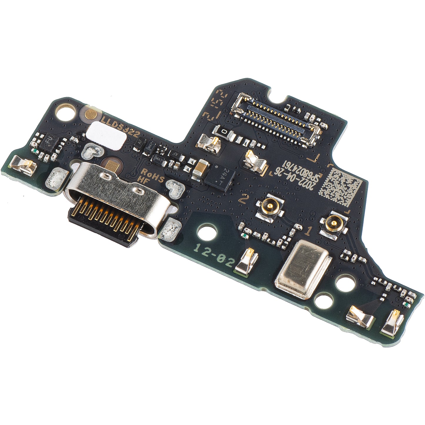 Motorola Moto G31 Mikrofon Laddningsanslutningskort, Service Pack 5P68C19994