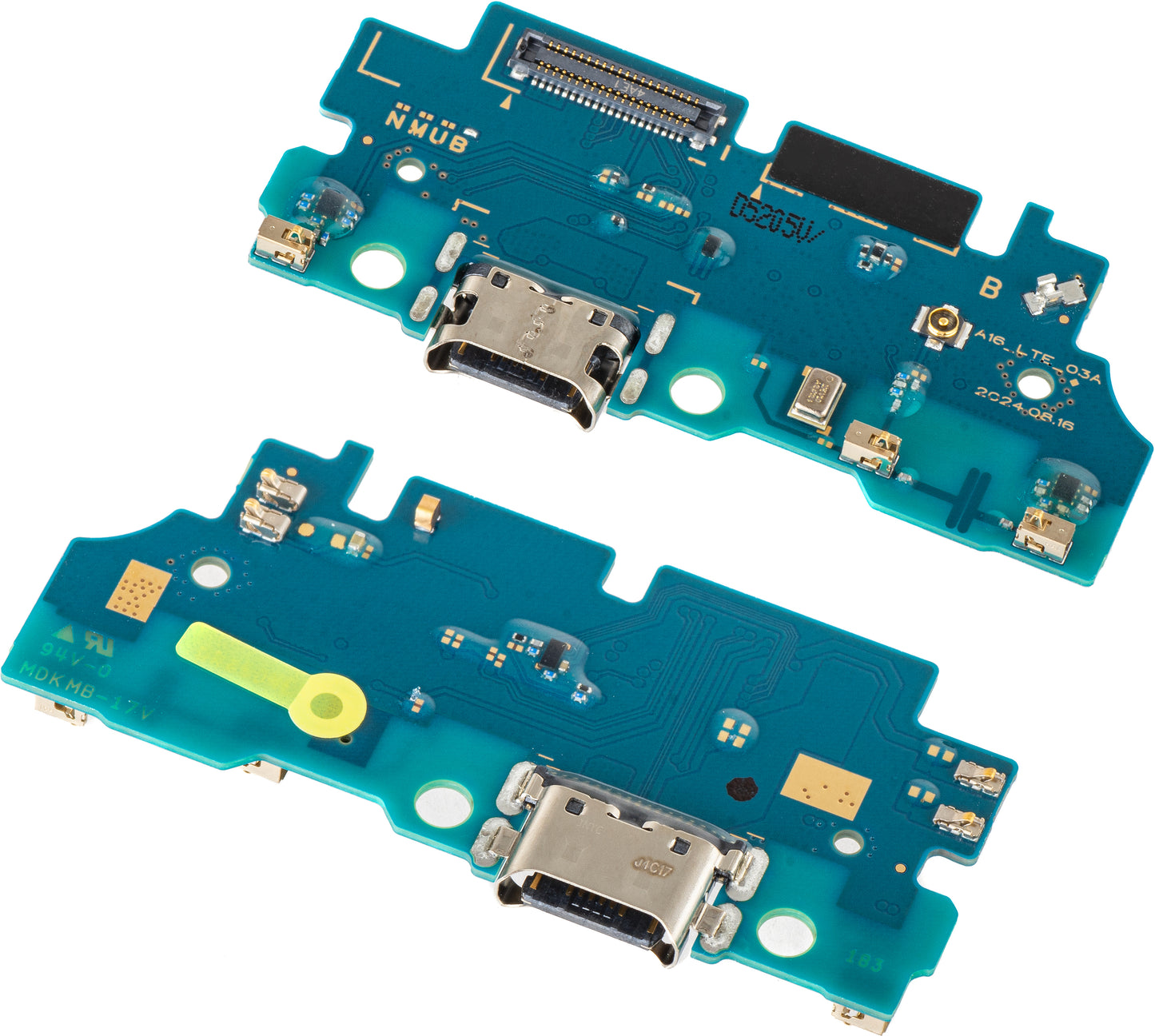 Laddningskontakt Kort - Mikrofon Samsung Galaxy A16 4G A165, Service Pack GH96-18451A