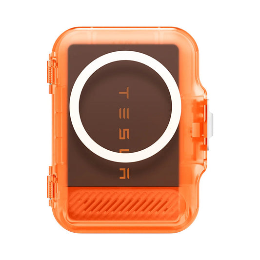 MagSafe-plånbok, Spigen, TinTap MagFit+, Satin Orange AFA11381