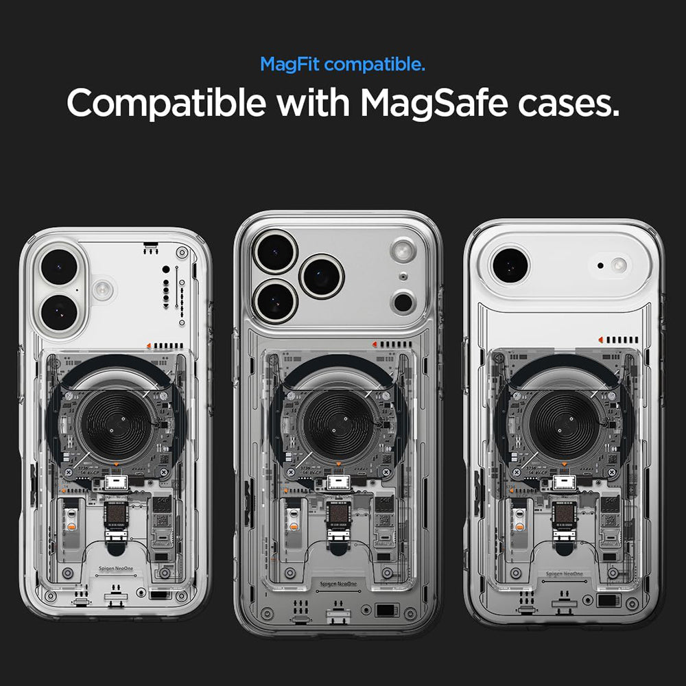 MagSafe-plånbok, Spigen, Ultra Hybrid Zero One, Transparent AFA11403