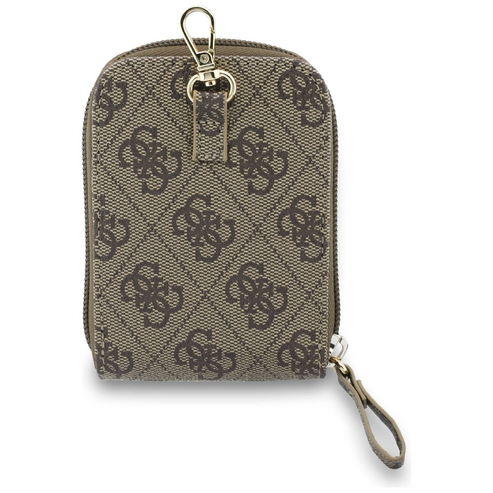 Plånbok och Telefonlanyard Guess 4G Metal Logo, Brun