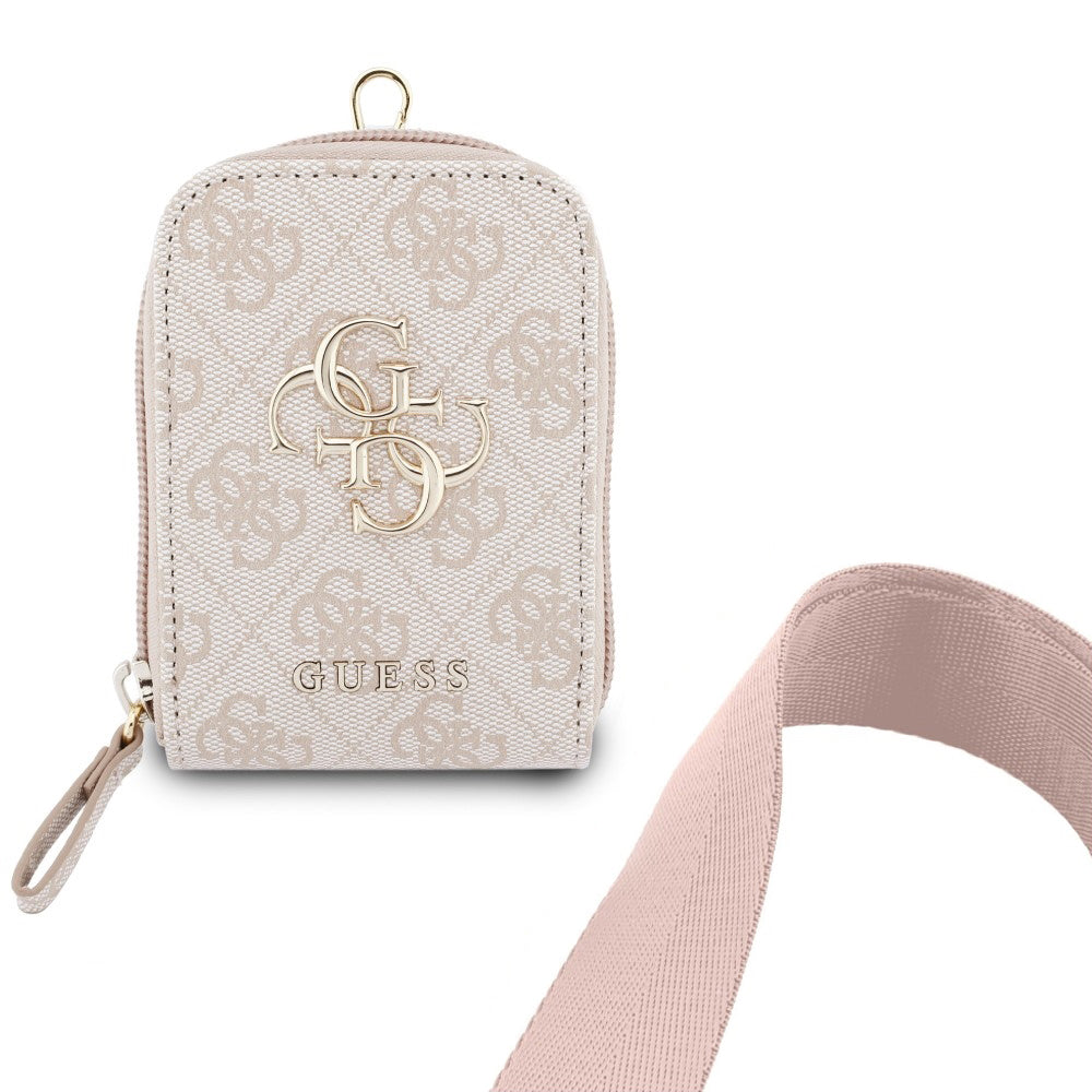 Plånbok och Telefonlanyard Guess 4G Metal Logo, Rosa