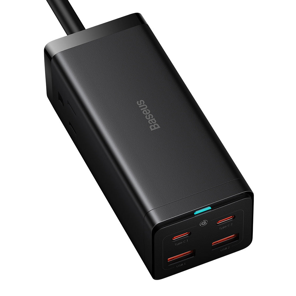 Baseus PowerCombo US förlängningssladd, 1 x uttag, Svart PSZM000201