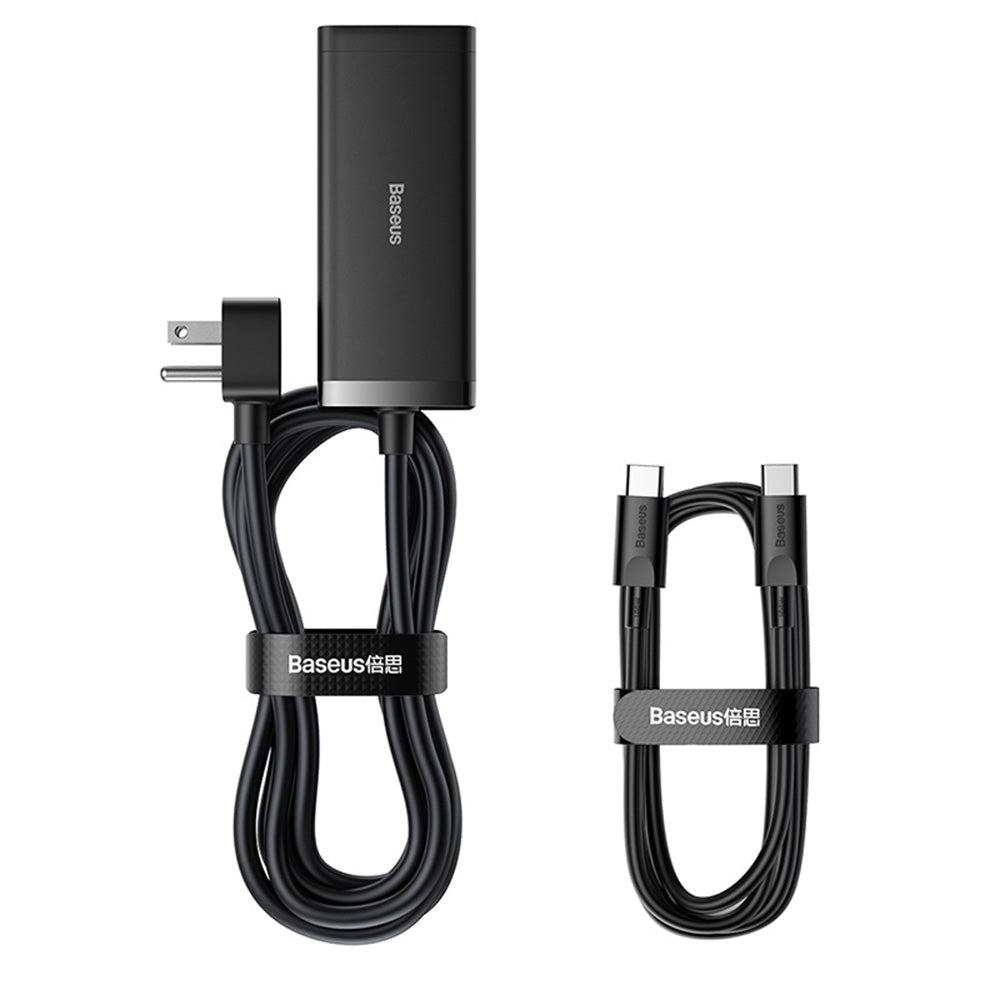 Baseus PowerCombo US förlängningssladd, 1 x uttag, Svart PSZM000201