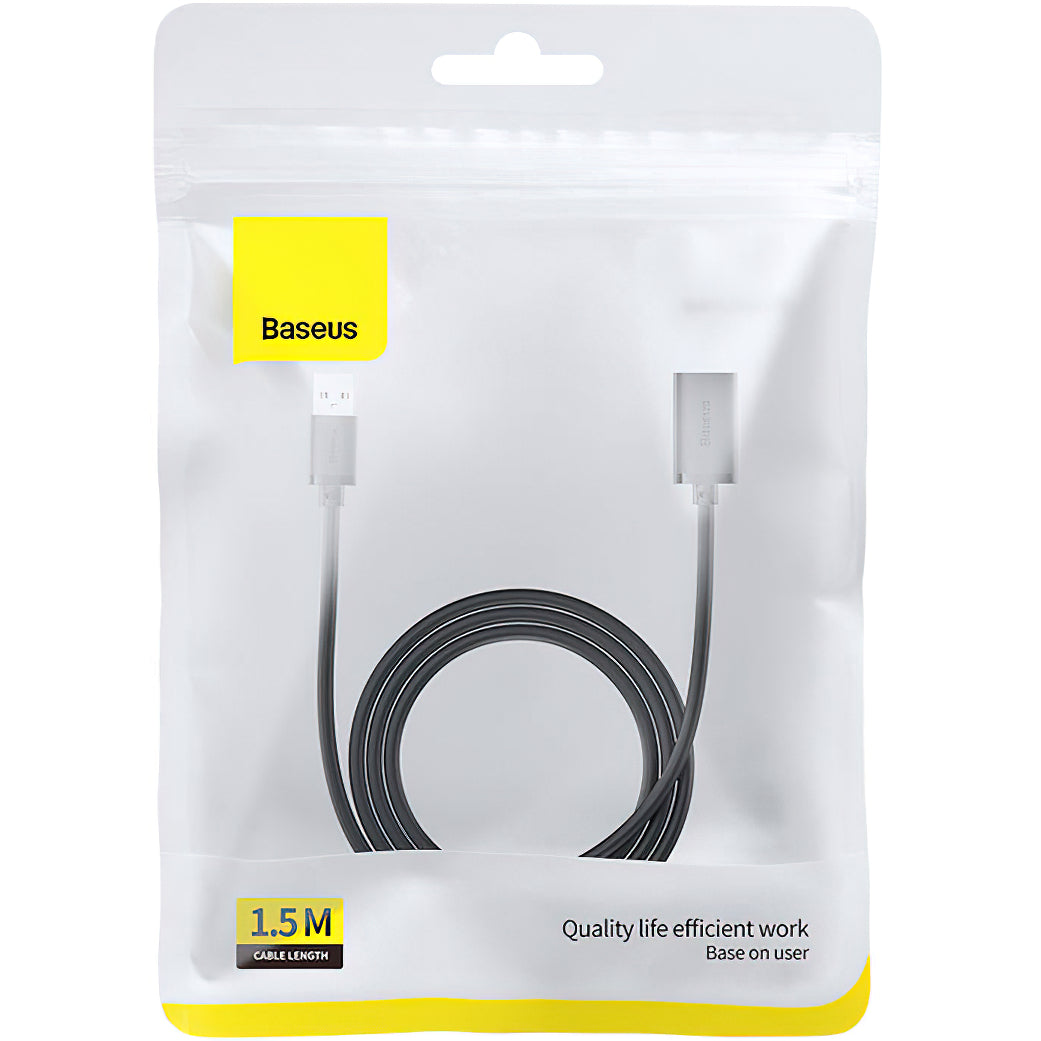 USB 3.0-förlängningskabel Baseus AirJoy Series, 1.5m, Svart B00631103111-02