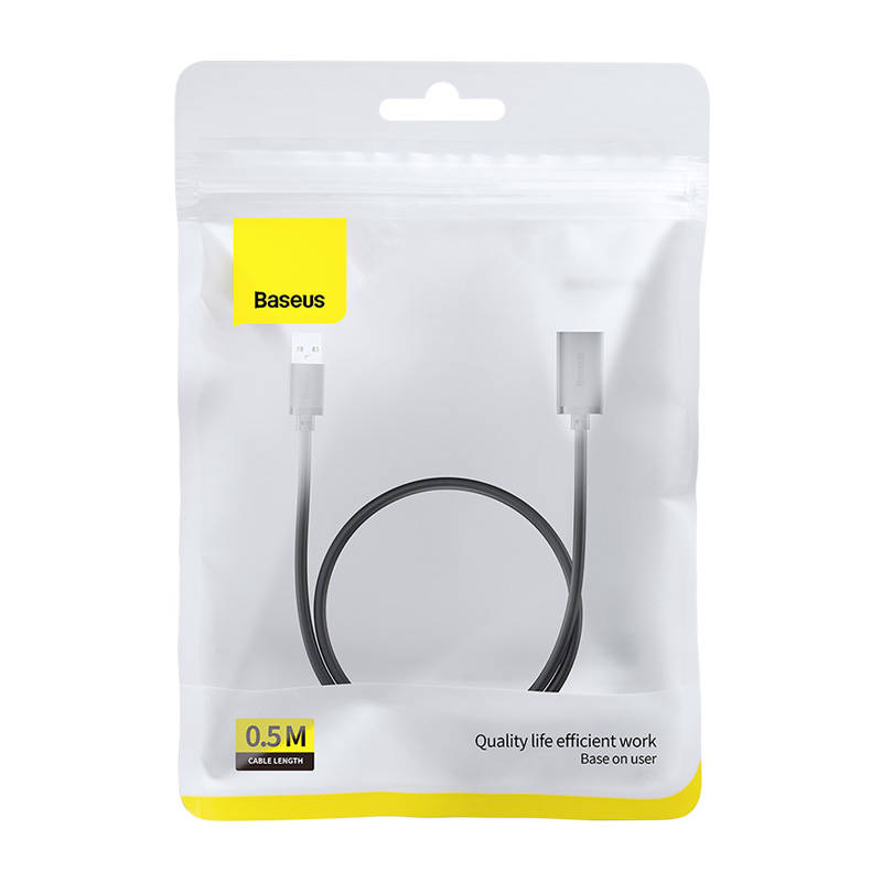 USB 3.0-förlängningskabel Baseus AirJoy Series, 0.5m, Svart B00631103111-01