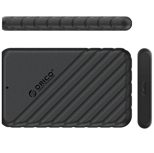 Orico 25PW1-U3-ställ för HDD / SSD SATA 2,5 tum, microUSB 3.0, svart