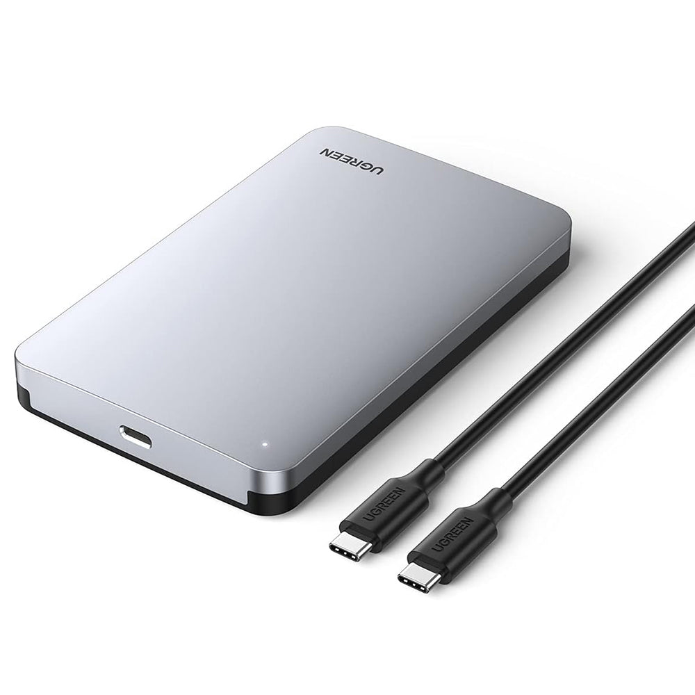 Rack UGREEN CM300 (70499) för HDD / SSD SATA 2.5 tum, USB-C, Grå