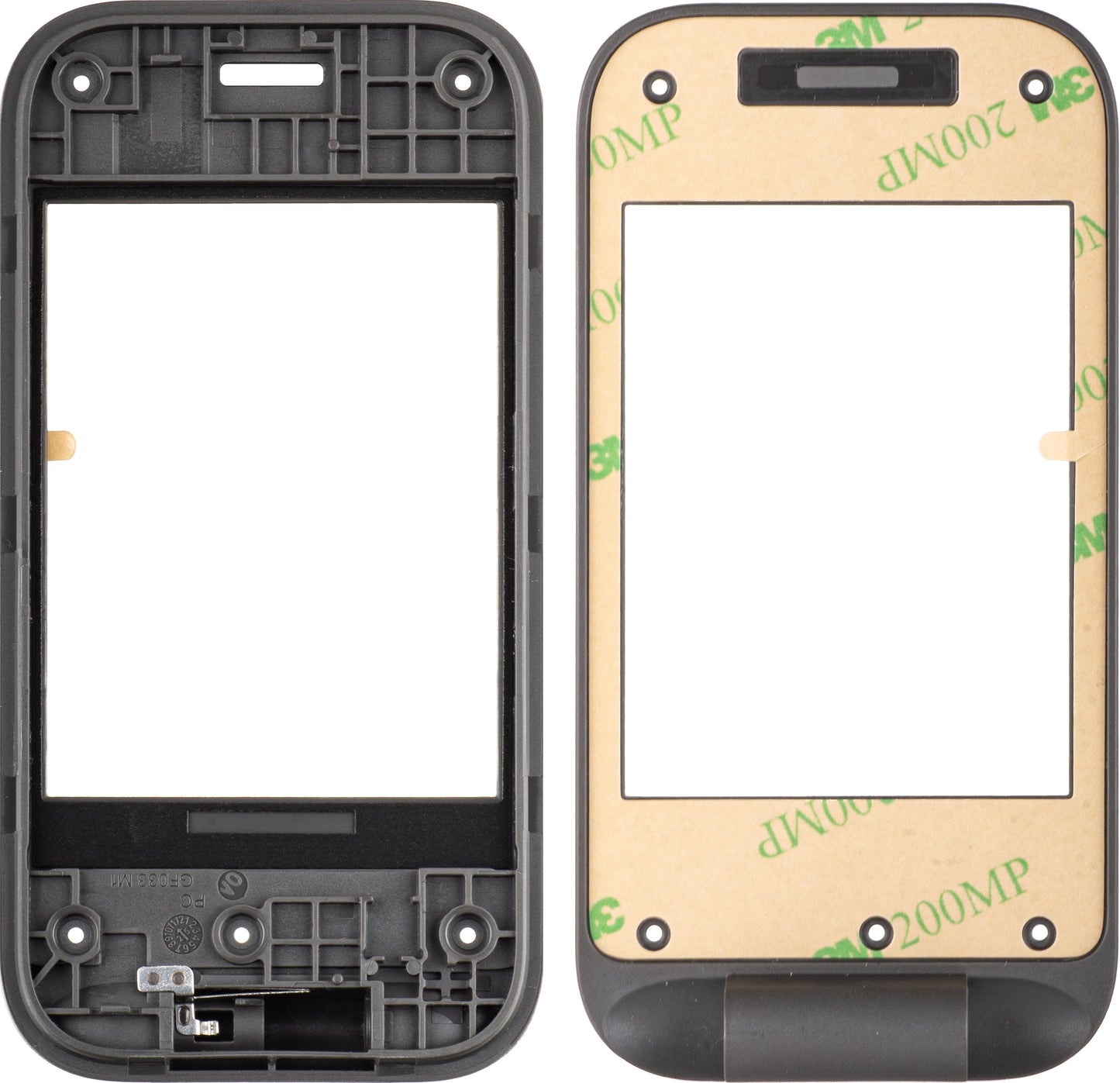 B Shell Cover för HMD 2660 Flip, Svart