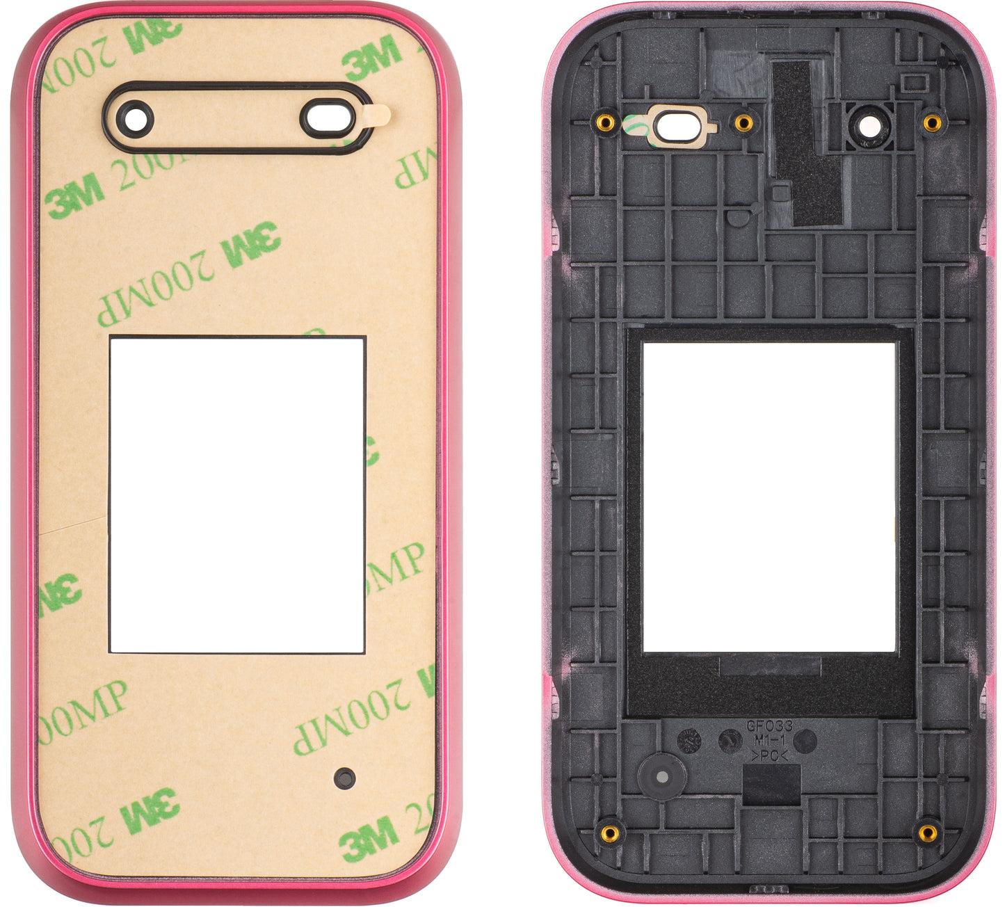 Ett skalöverdrag för HMD 2660 Flip, rött