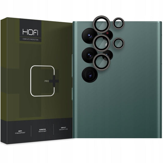 HOFI PRO+ Skyddsram för bakre kamera för Samsung Galaxy S23 Ultra S918, härdat glas