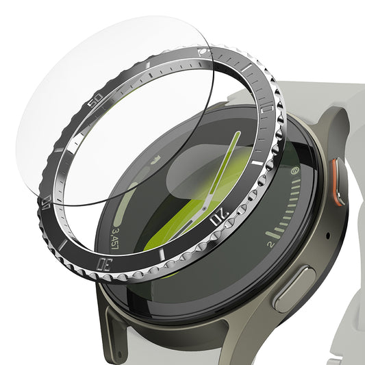 Ringke Premium Styling Skydd Ram för Samsung Galaxy Watch7 40mm, Modell 4, Svart