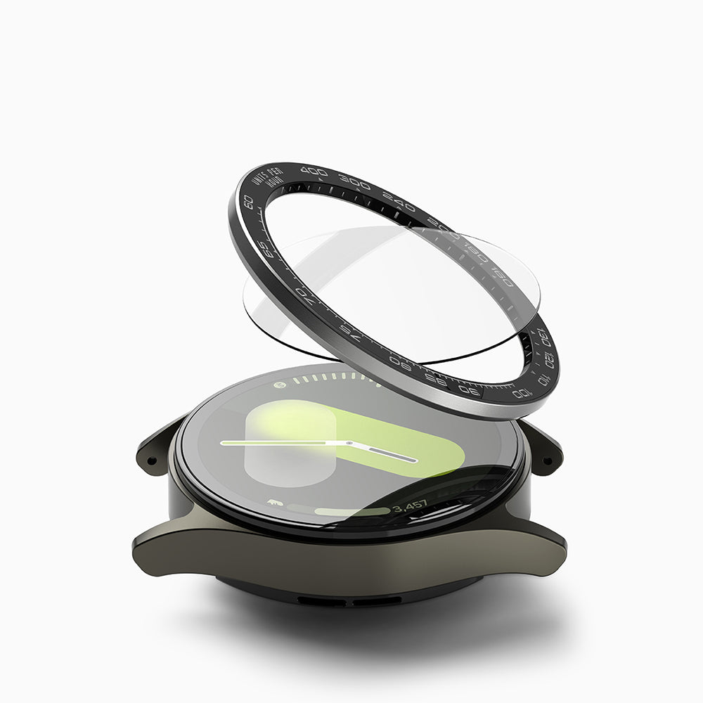 Ringke Premium Styling Skyddram för Samsung Galaxy Watch7 44mm, Modell 1, Svart
