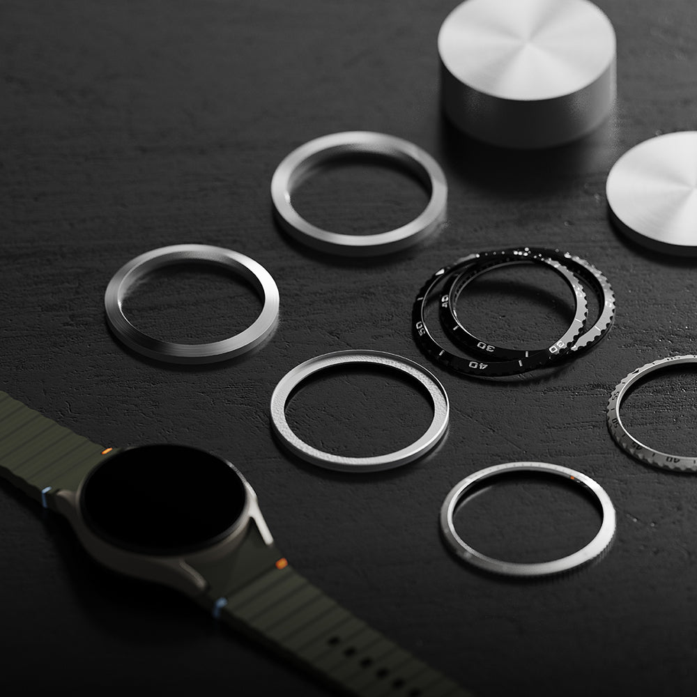 Ringke Styling Skyddram för Samsung Galaxy Watch7 40mm, Modell 5, Silver
