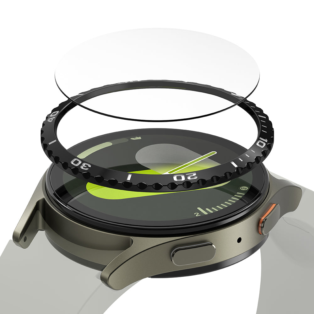 Ringke Styling Skydd Ram för Samsung Galaxy Watch7 40mm, Modell 6, Svart