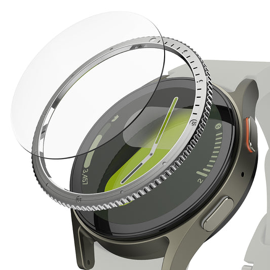 Ringke Styling Skyddram för Samsung Galaxy Watch7 40mm, Modell 7, Silver