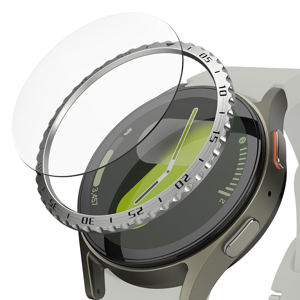 Ringke Styling Skyddram för Samsung Galaxy Watch7 44mm, Modell 5, Silver