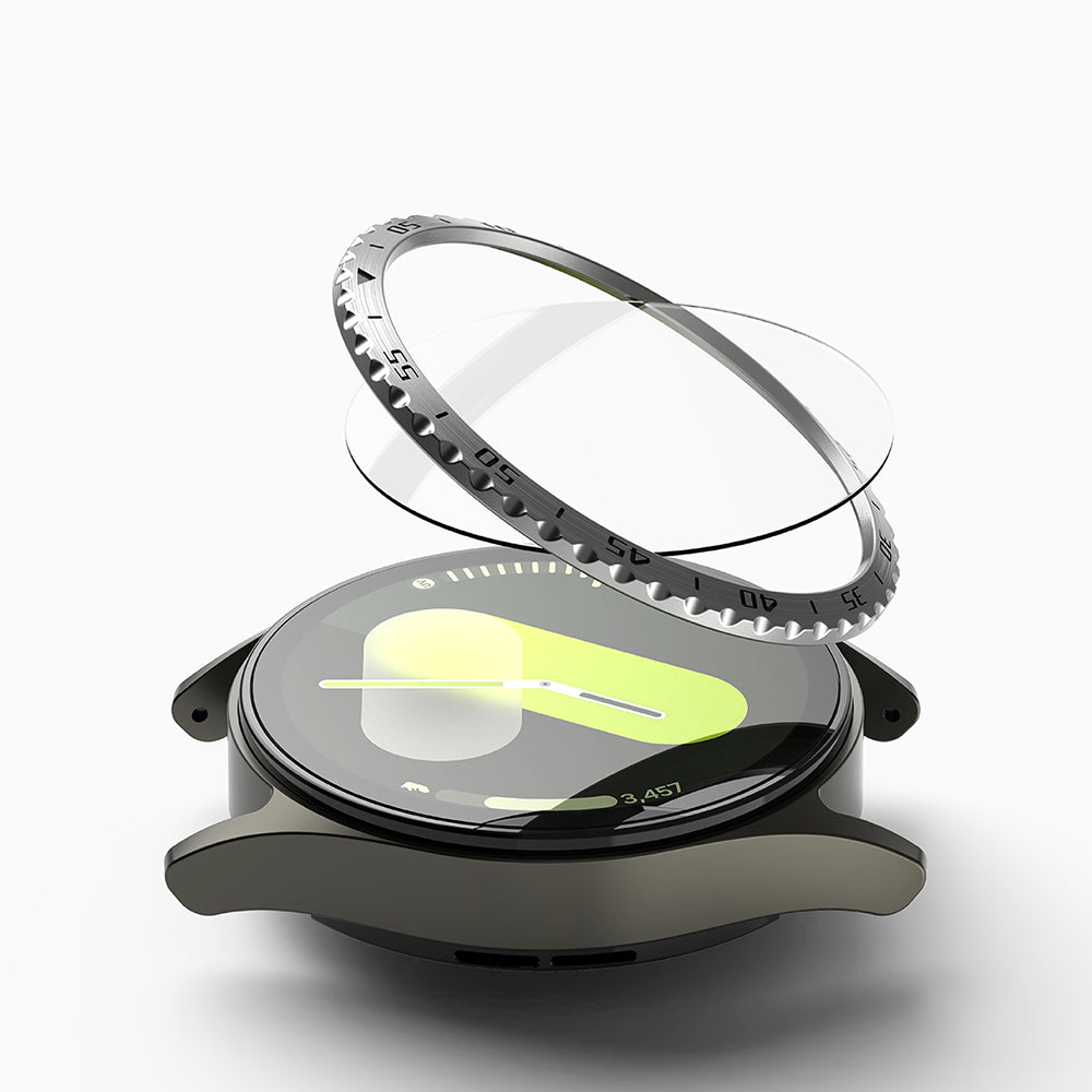 Ringke Styling Skyddram för Samsung Galaxy Watch7 44mm, Modell 5, Silver