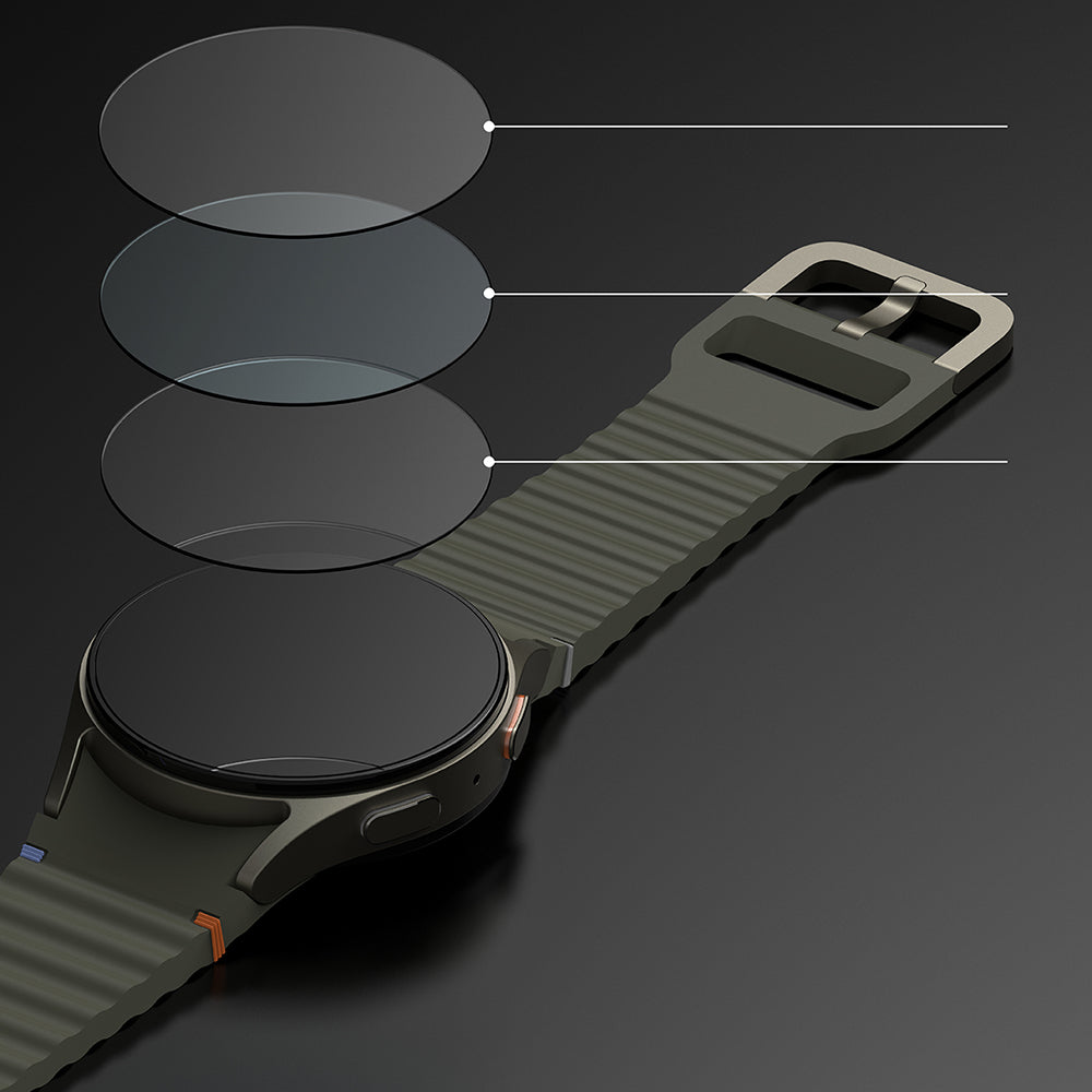 Ringke Styling Skyddram för Samsung Galaxy Watch7 44mm, Modell 5, Silver