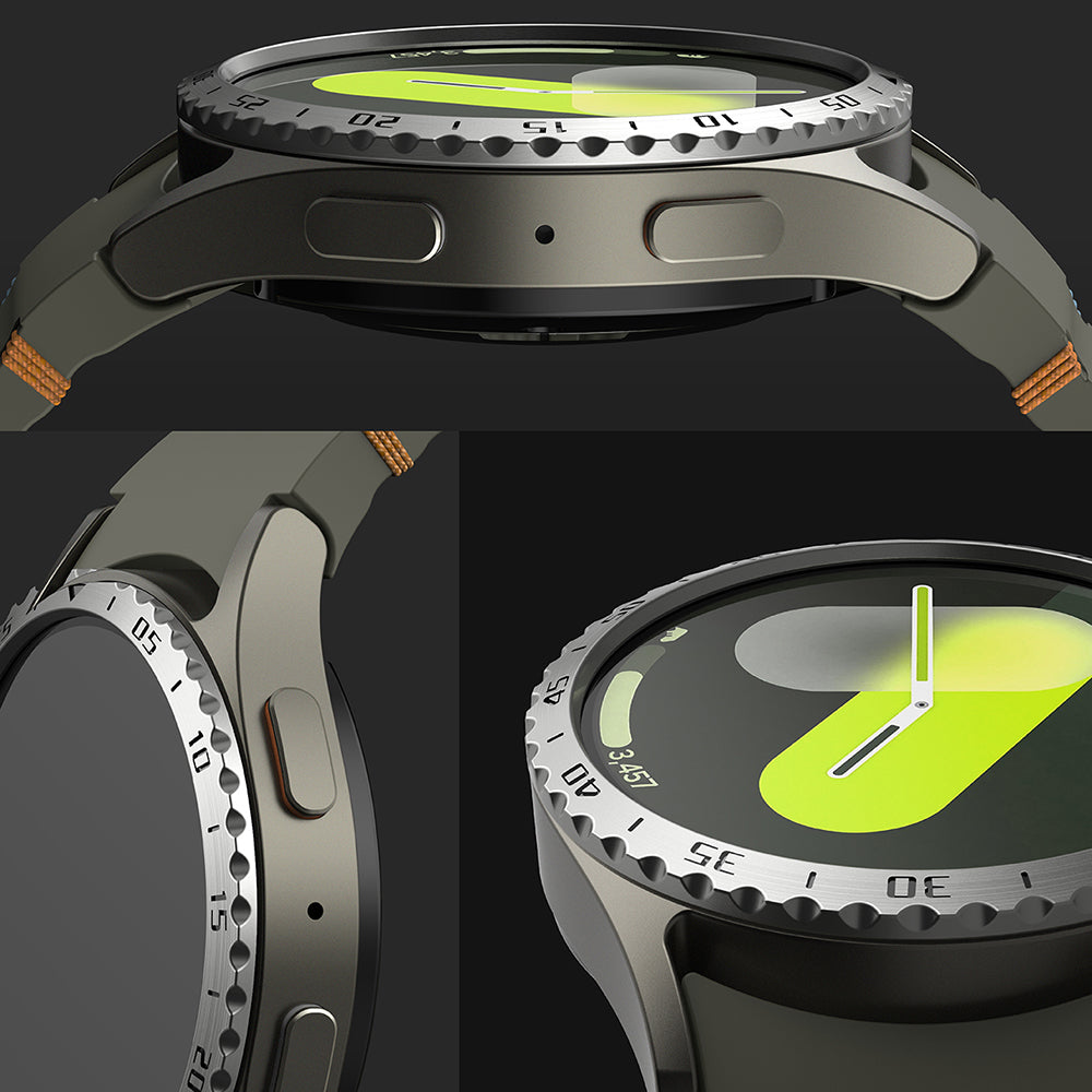 Ringke Styling Skyddram för Samsung Galaxy Watch7 44mm, Modell 5, Silver