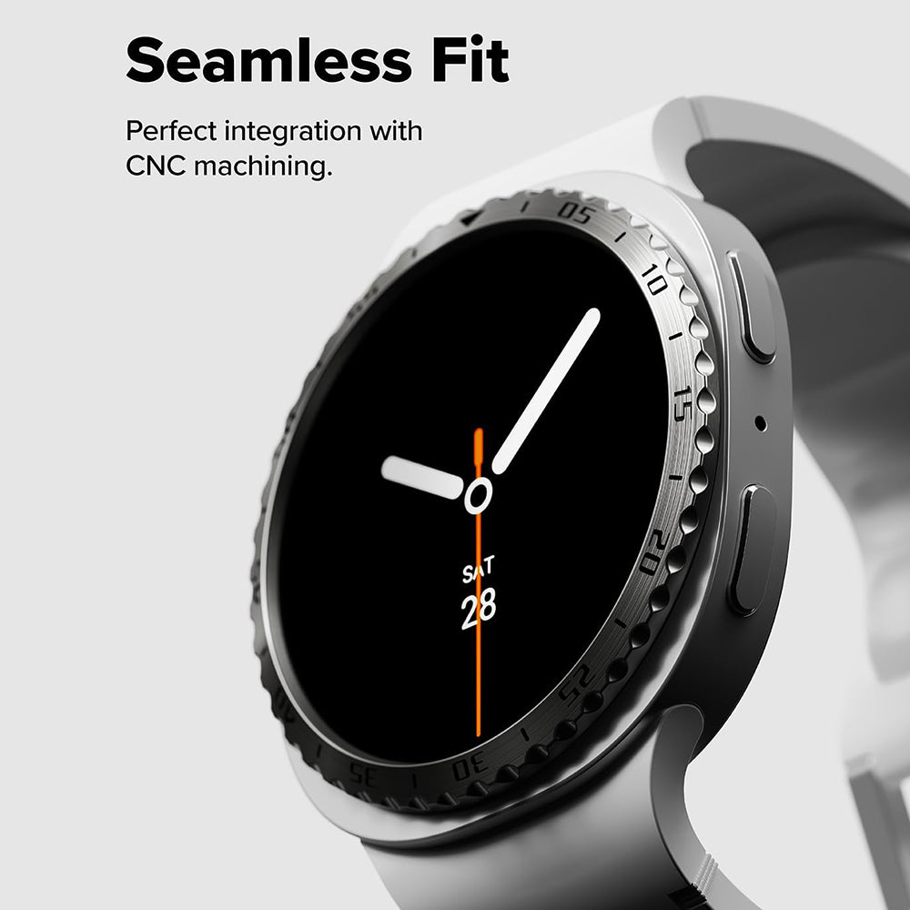 Ringke Inner Styling skyddsram för Samsung Galaxy Watch8 Classic, Silver