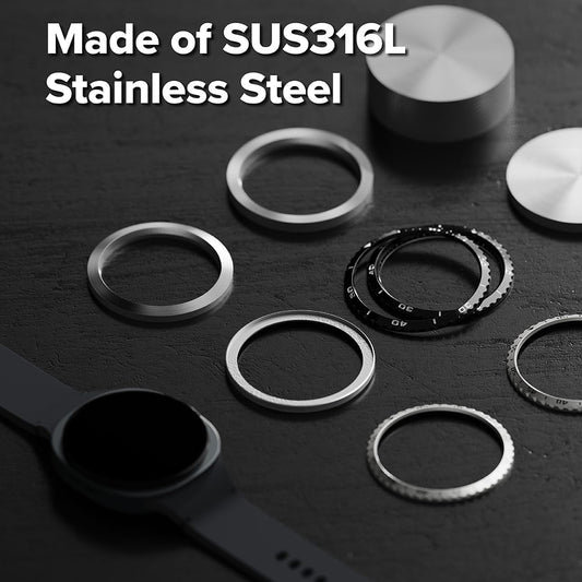 Ringke Inner Styling skyddsram för Samsung Galaxy Watch8 Classic, Svart